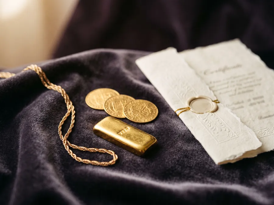 Coins, Bars and Jewelry: Gold as an Asset